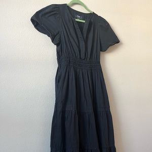 Anthropologie Somerset Black Dress